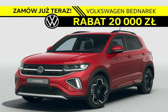 Volkswagen T-Cross R-Line Plus 1.0 TSI 116 KM DSG, Zamów już teraz!