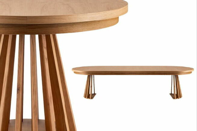 *Niepowtarzalny designe*stół LAMELLO 110-310 od ręki