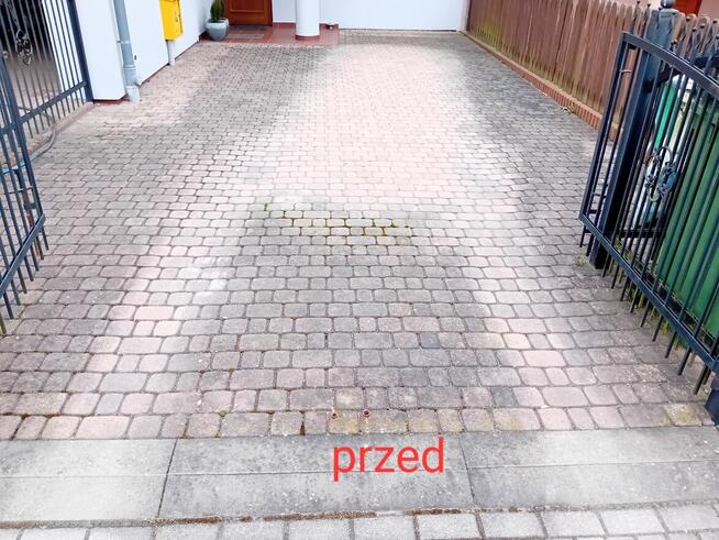 Malowanie dachów, Mycie dachów, kostki brukowej.
