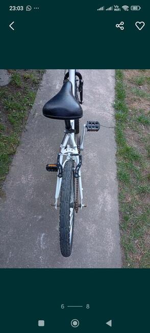 Rower B\TWIN Single 100 biały 20\