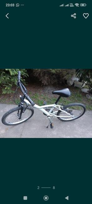 Rower B\TWIN Single 100 biały 20\