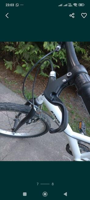 Rower B\TWIN Single 100 biały 20\