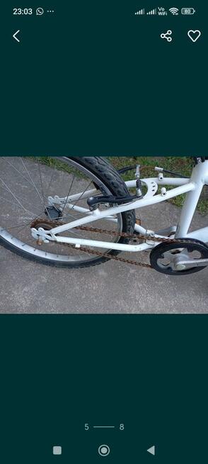 Rower B\TWIN Single 100 biały 20\