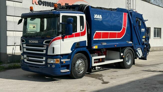 Scania P280 śmieciarka 2 Komory JOAB 14m3 EURO 5 Waga