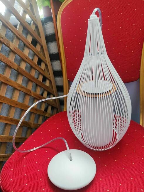 Lampa Biała wisząca żyrandol Eglo Razoni sufitowa sufit