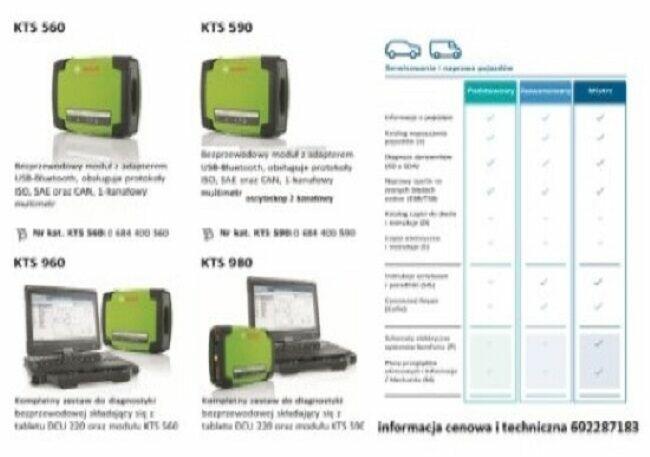 Fsa 500 Bosch tester usterek elektroniki - szafka w cenie !