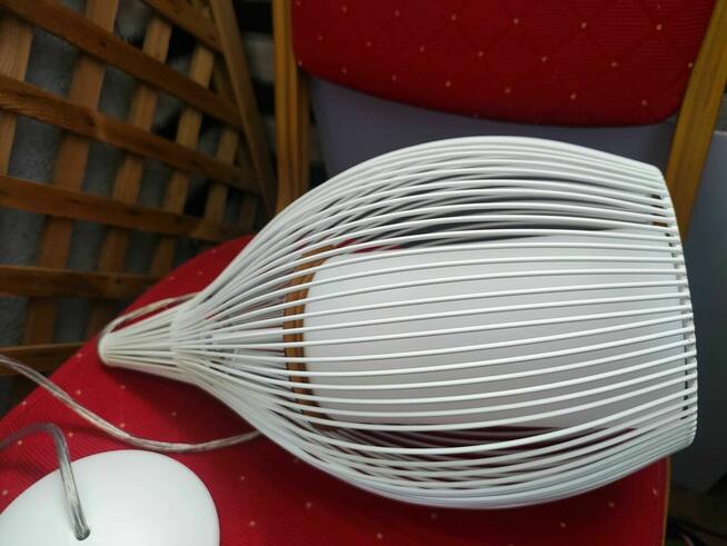 Lampa Biała wisząca żyrandol Eglo Razoni sufitowa sufit