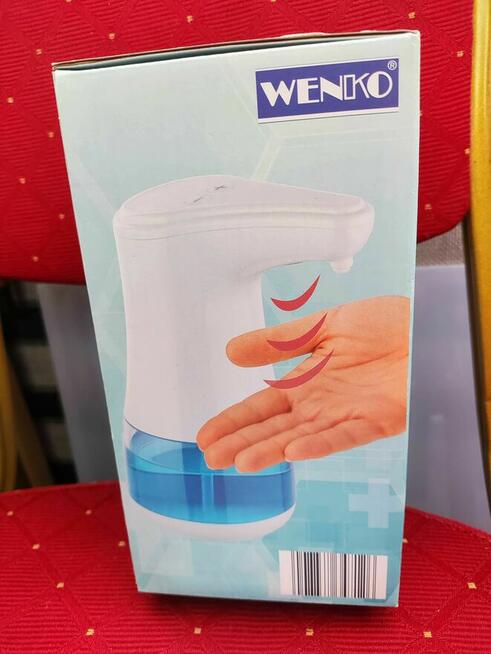 Bezdotykowy dozownik biały do mydła Wenko dyspenser podajnik