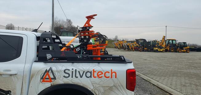 GŁOWICA ŚCINKOWA wycinanie drzew krzaków koparka Volvo SANY