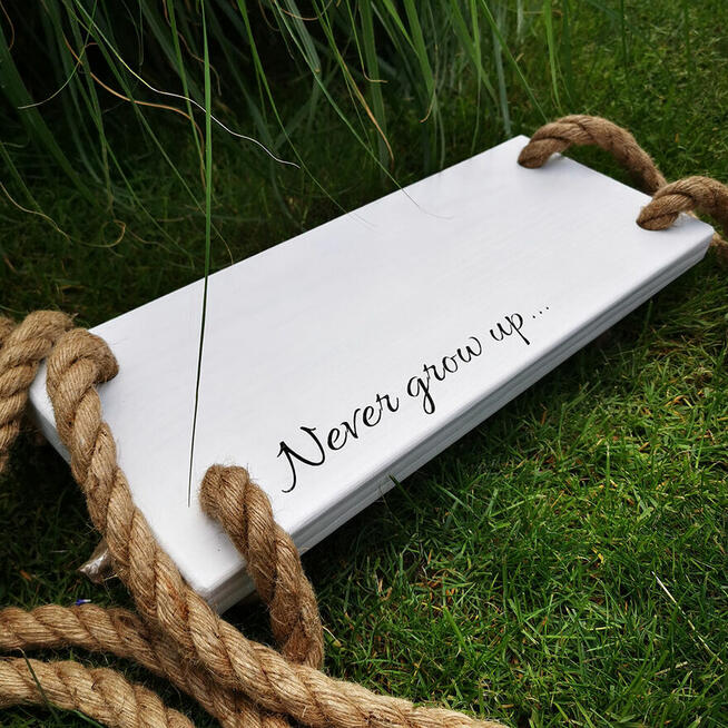 Huśtawka Boho drewniana - bezpieczna i solidna