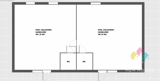 Lokal niemieszkalny, parter, 25 m2.