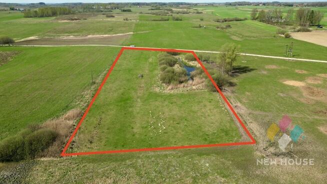 Jesionowo, działka z WZ, pow. 7996 m2, oczko wodne