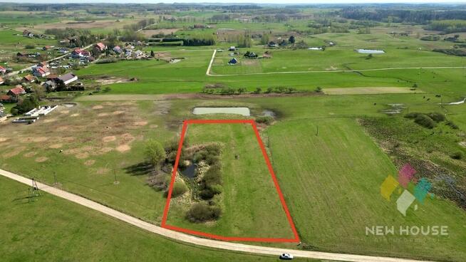 Jesionowo, działka z WZ, pow. 7996 m2, oczko wodne