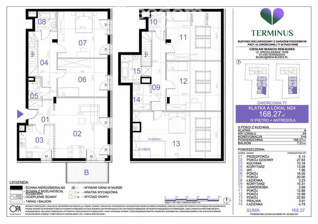Rozkładowe, 6-pokojowe mieszkanie, Warszawa Włochy