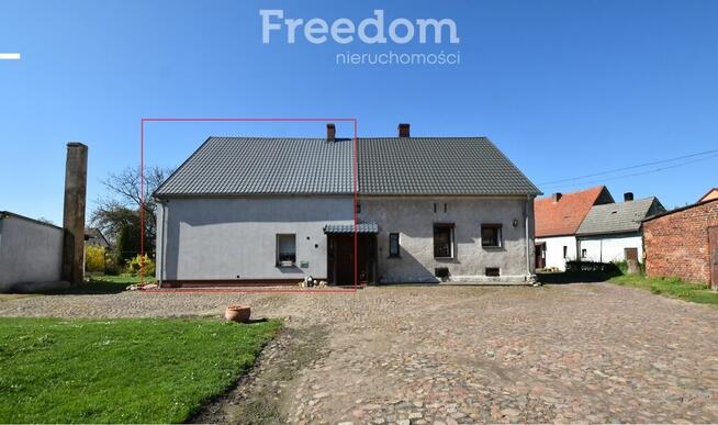 Połowa domu 96 m2, 3 pokoje, duży ogród,