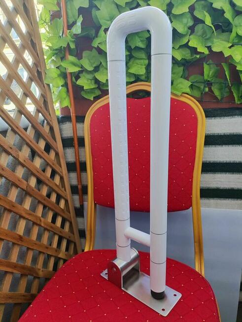 Poręcz do Toalety WC łazienki uchwyt biały bezpieczeństwa