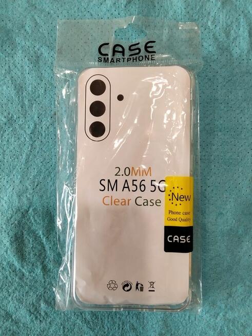 Nowe nieuż. etui plecki do SAMSUNG GALAXY A56 przezroczyste