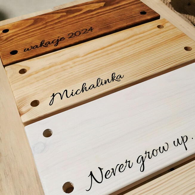 Huśtawka Boho drewniana - bezpieczna i solidna