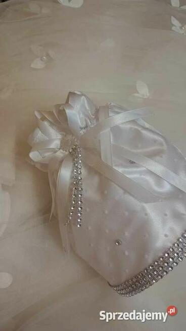 Sukienka komunijna z zestawem dla dziewczynki