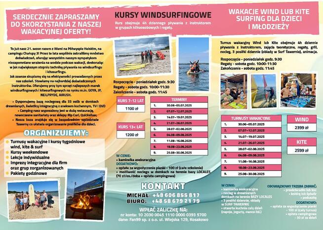 Obozy Windsurfingowe Chałupy