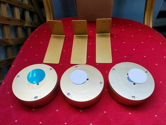 Lampki LED złote na baterie Lampa bezprzewodowa kinkiet