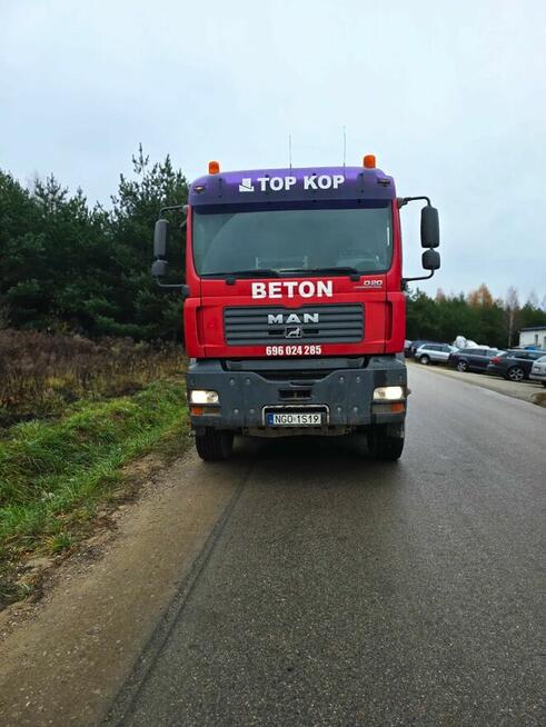 Ciężarówka MAN zmienna zabudowa wywrotka betoniarka