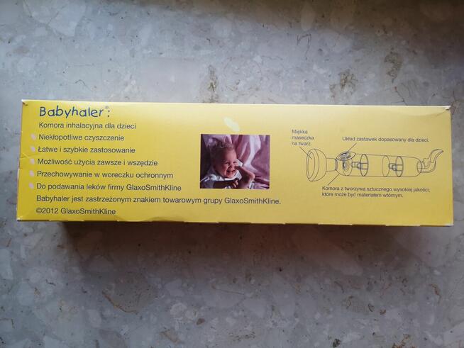 Babyhaler komora inhalacyjna dla dzieci praktycznie nowa