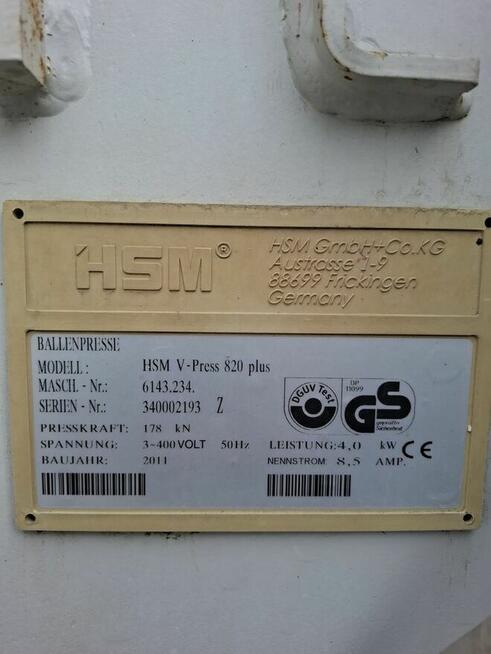 Belownica prasa do foli kartonu makulatury odpadów śmieci