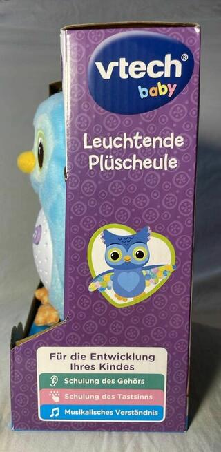 VTech Świecąca pluszowa sowa – pluszowa pomoc uspokajająca
