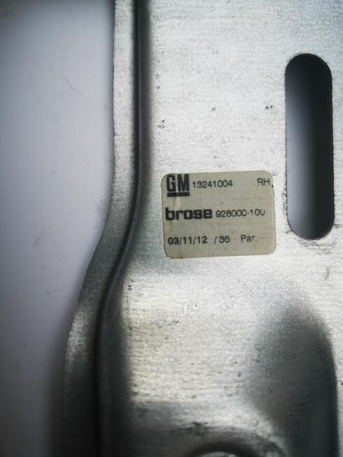 Podnośnik mechanizm szyby prawy tył Chevrolet Malibu 12-17