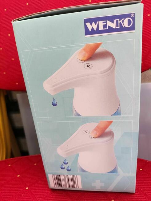 Bezdotykowy dozownik biały do mydła Wenko dyspenser podajnik