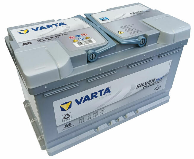 Akumulator 80 Ah 800 A VARTA AGM A6–DARMOWY DOWÓZ I WYMIANA