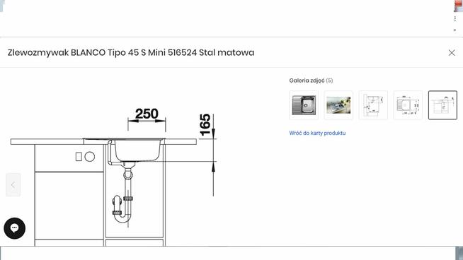 sprzedam zlew Blanco 45 S