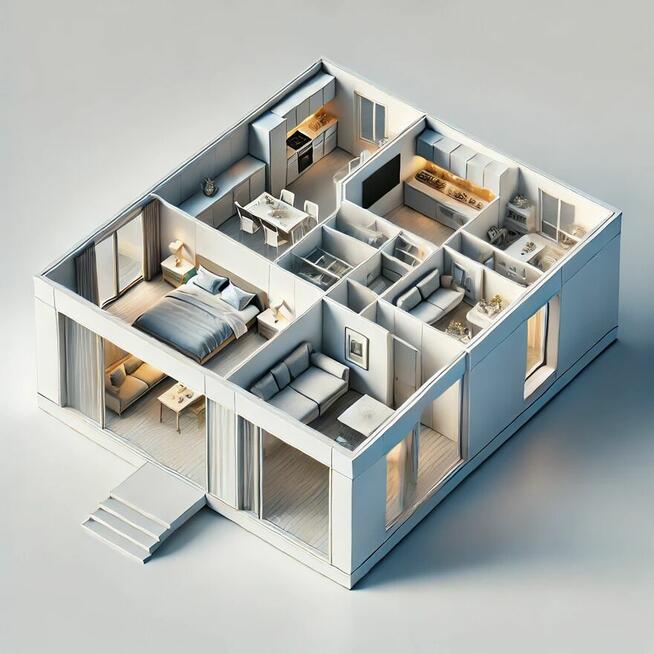 Domy modułowe 3200netto/m2 stan deweloperski