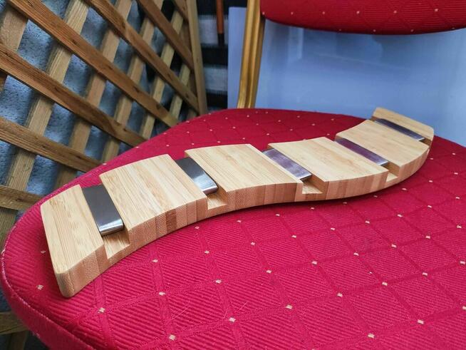 Wieszak na ręczniki kurtki drewniany z drewna bambusowy