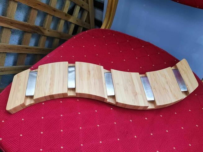 Wieszak na ręczniki kurtki drewniany z drewna bambusowy