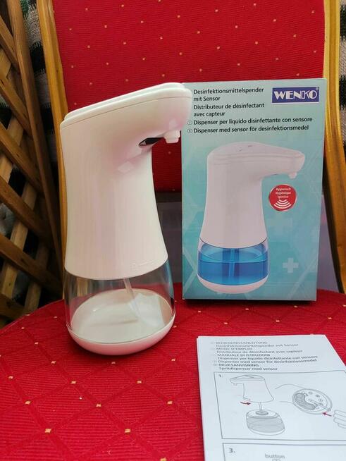 Bezdotykowy dozownik biały do mydła Wenko dyspenser podajnik