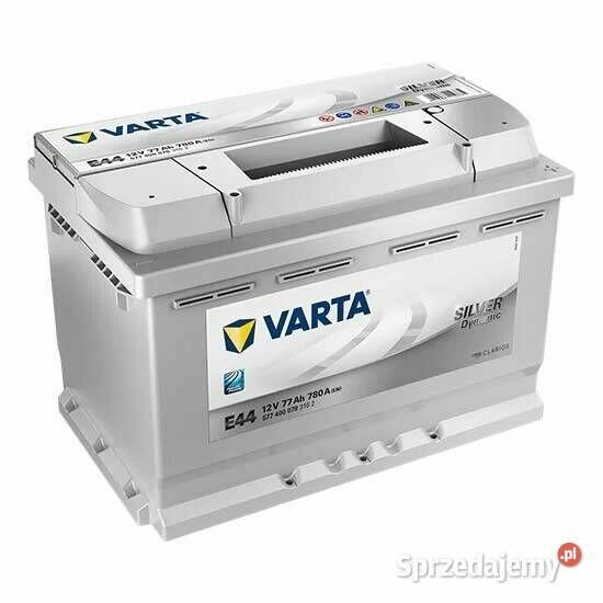 Akumulator 77 Ah 780 A VARTA E44 – DARMOWY DOWÓZ I WYMIANA