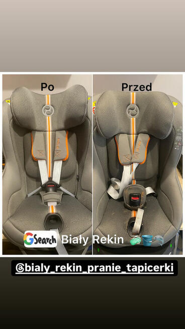 Pranie wózków dziecięcych, fotelików samochodowych