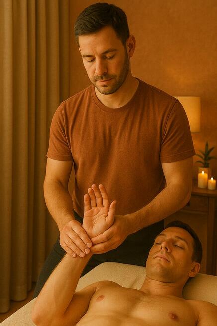 Mobilny masażysta z wieloletnim doświadczeniem