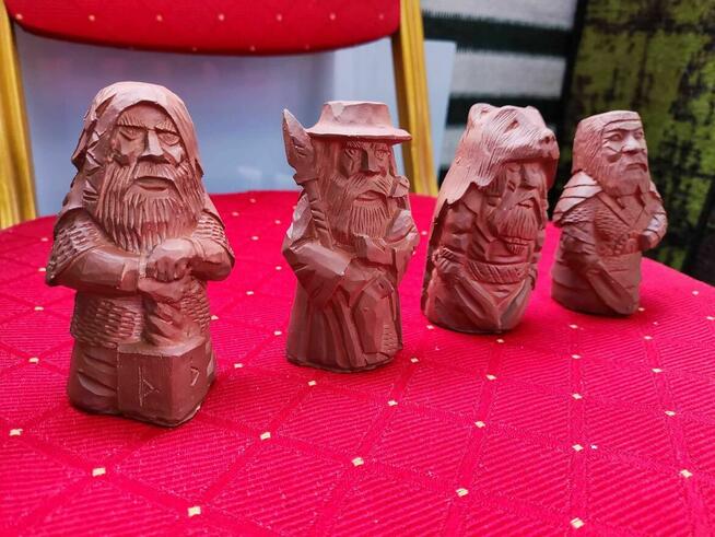 Figurka Posąg z żywicy Rzeźba Tyr Viking Odyn Nordycki bóg