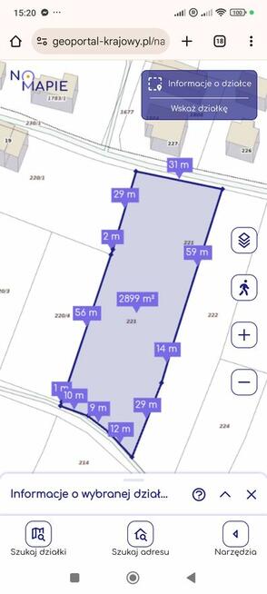 Sprzedam działkę, która znajduje się w miejscowości Jedlicze