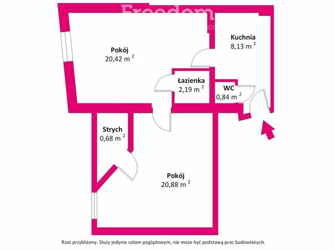 2-pokojowe mieszkanie w kamienicy w Ełku