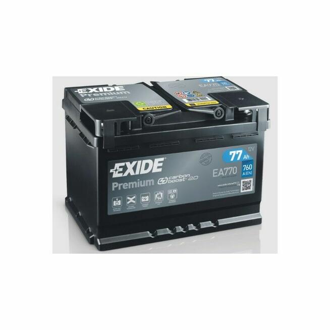 Akumulator 77 Ah 760 A EXIDE PREM – DARMOWY DOWÓZ I WYMIANA