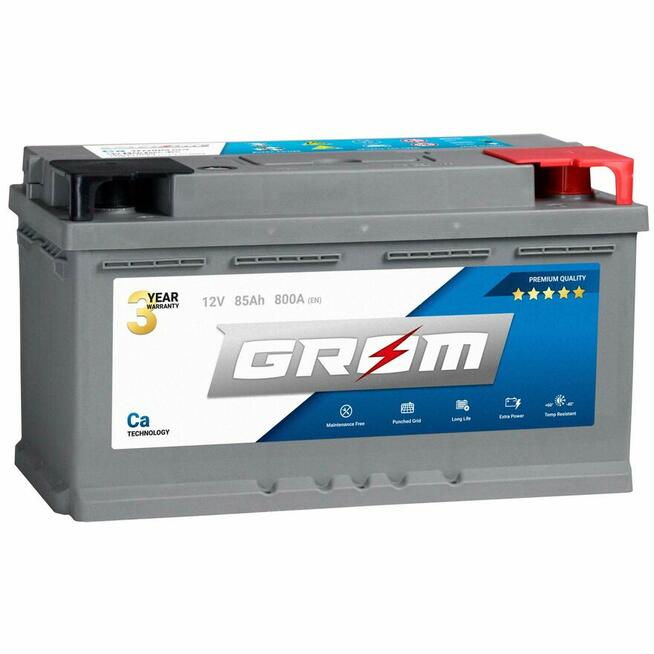 Akumulator 85 Ah 800 A GROM P+ – DARMOWY DOWÓZ I WYMI
