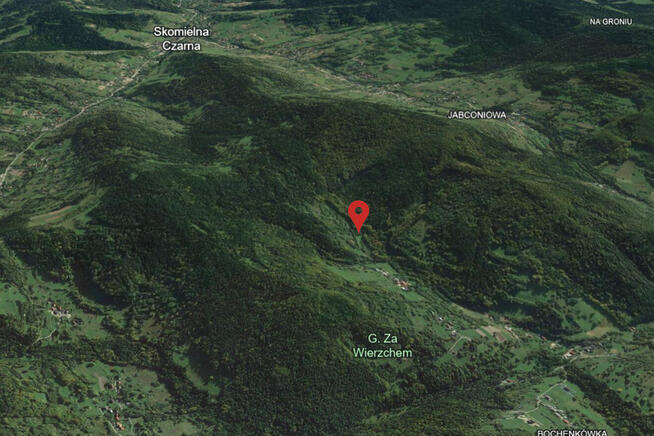 rolna pod Tiny House, las, strumyk droga, 1 h od KR, Beskidy