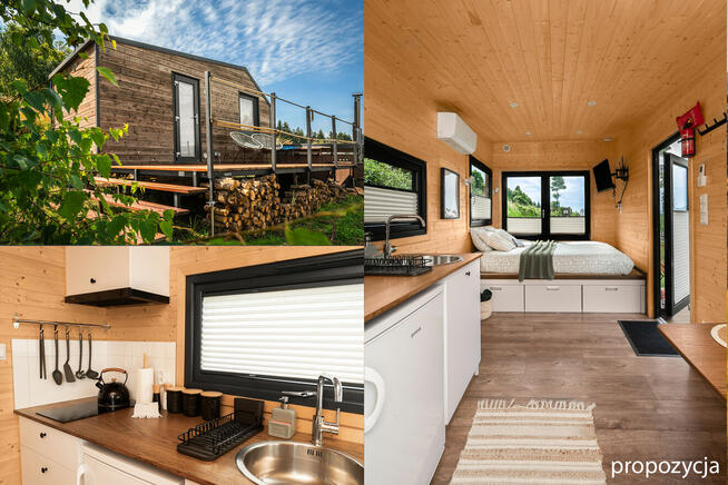 rolna pod Tiny House, las, strumyk droga, 1 h od KR, Beskidy