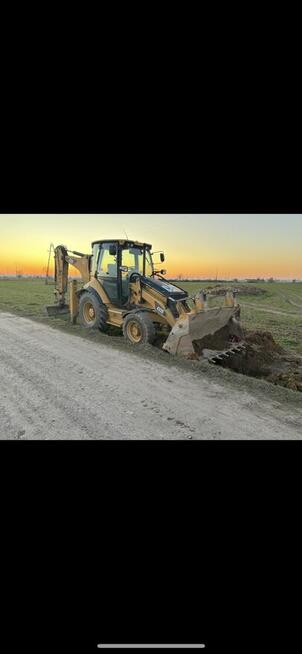 Usługi koparko ładowarka Cat buk /pniewy/szamotuly