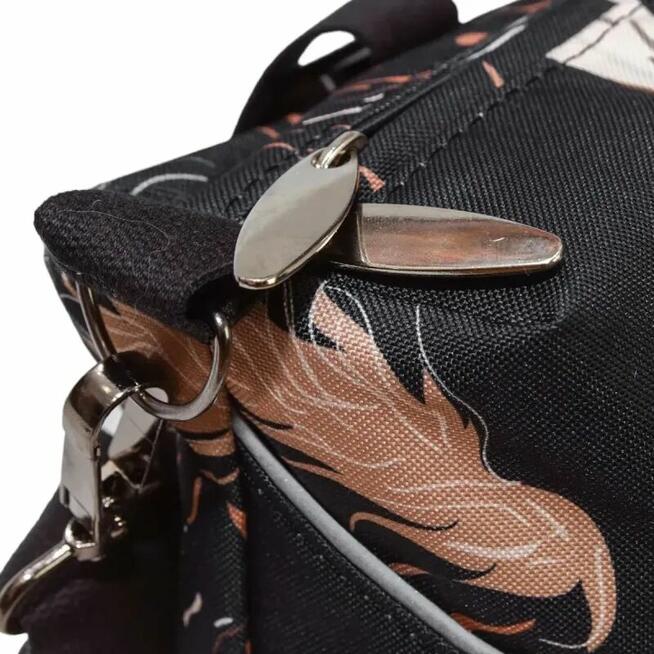 Torbo Plecak Damski 3w1 - Konie na Czarnym