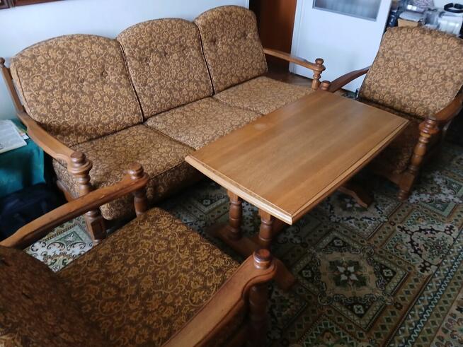 Sprzedam rustikalny komplet wypoczynkowy